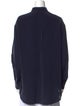 Jamie Haller Silk Long Sleeve Button-Up Top