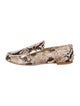 Jamie Haller Leather Animal Print Loafers