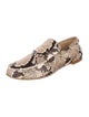 Jamie Haller Leather Animal Print Loafers