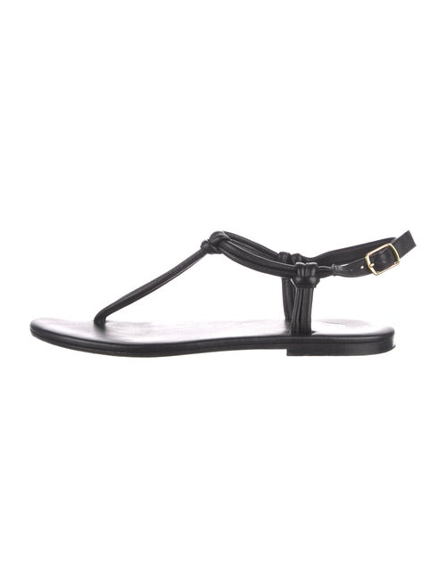 Jamie Haller Leather T-Strap Sandals