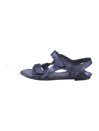 Jamie Haller Leather T-Strap Sandals