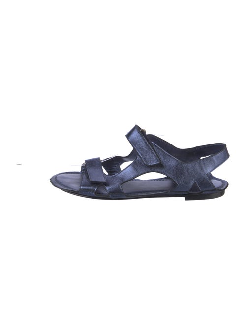Jamie Haller Leather T-Strap Sandals