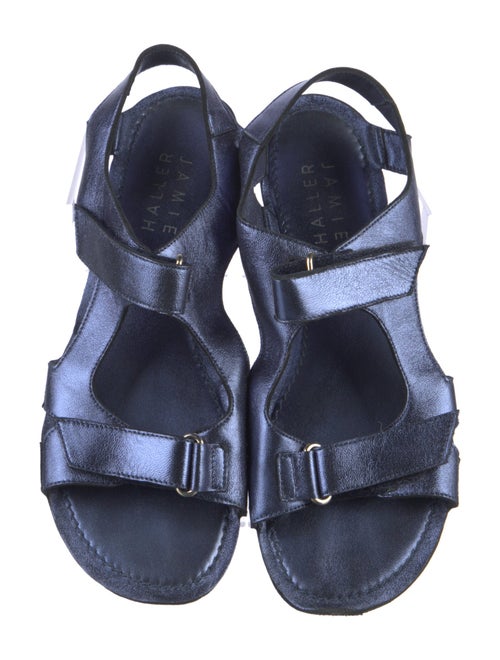 Jamie Haller Leather T-Strap Sandals
