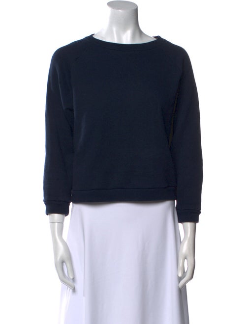 Jamie Haller Scoop Neck Three-Quarter Sleeve Sweatshirt