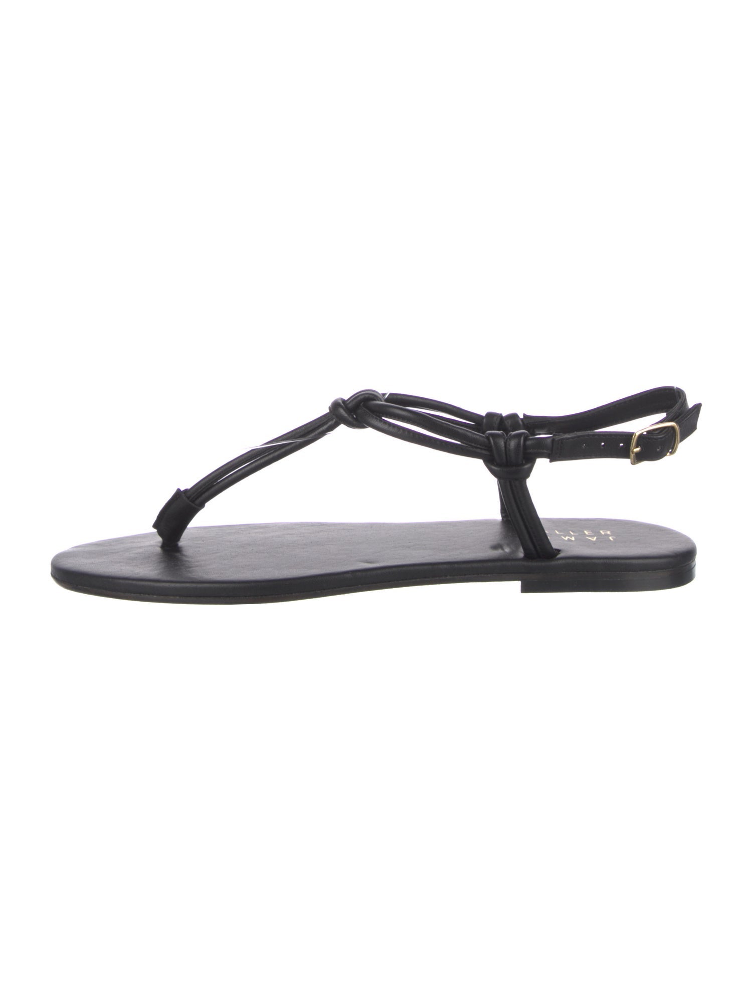 Jamie Haller Leather T-Strap Sandals