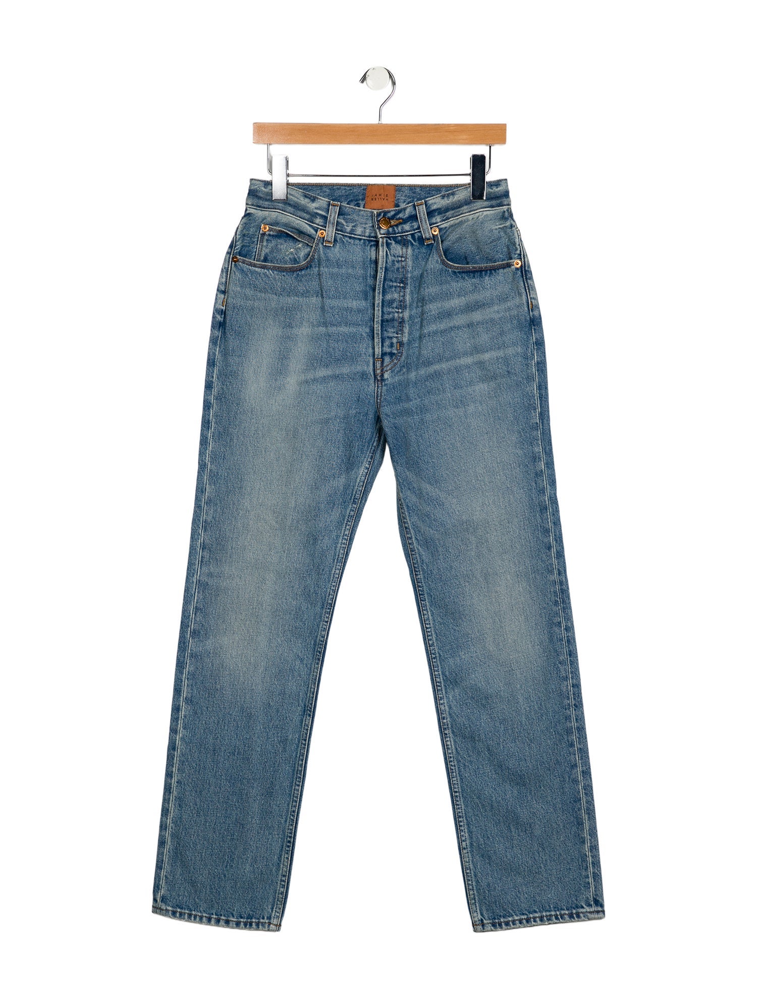 Jamie Haller High-Rise Straight Leg Jeans w/ Tags