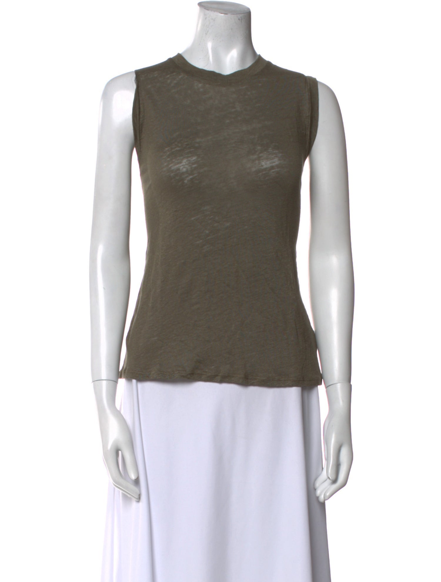 Jamie Haller Linen Crew Neck Top w/ Tags