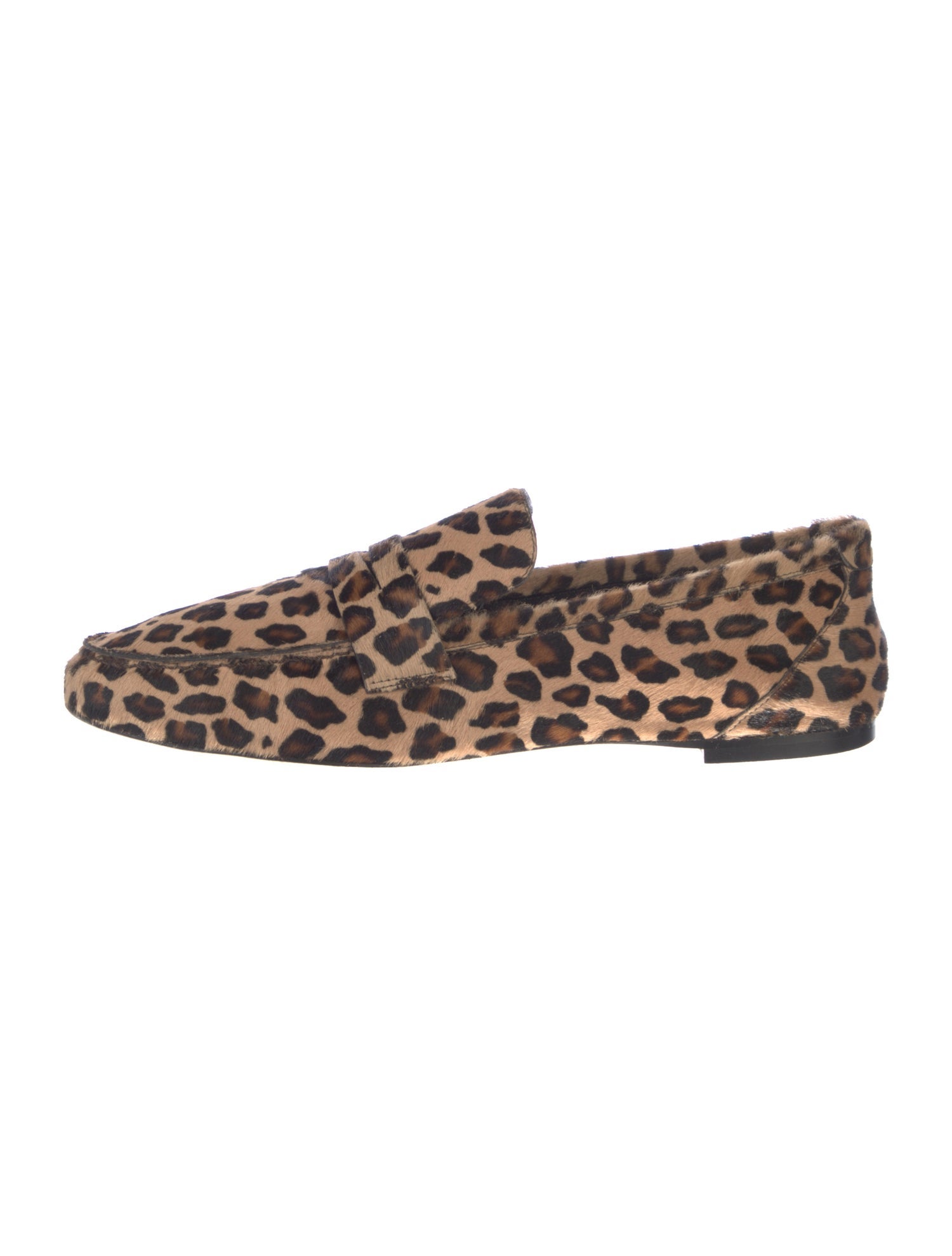 Jamie Haller Ponyhair Animal Print Loafers