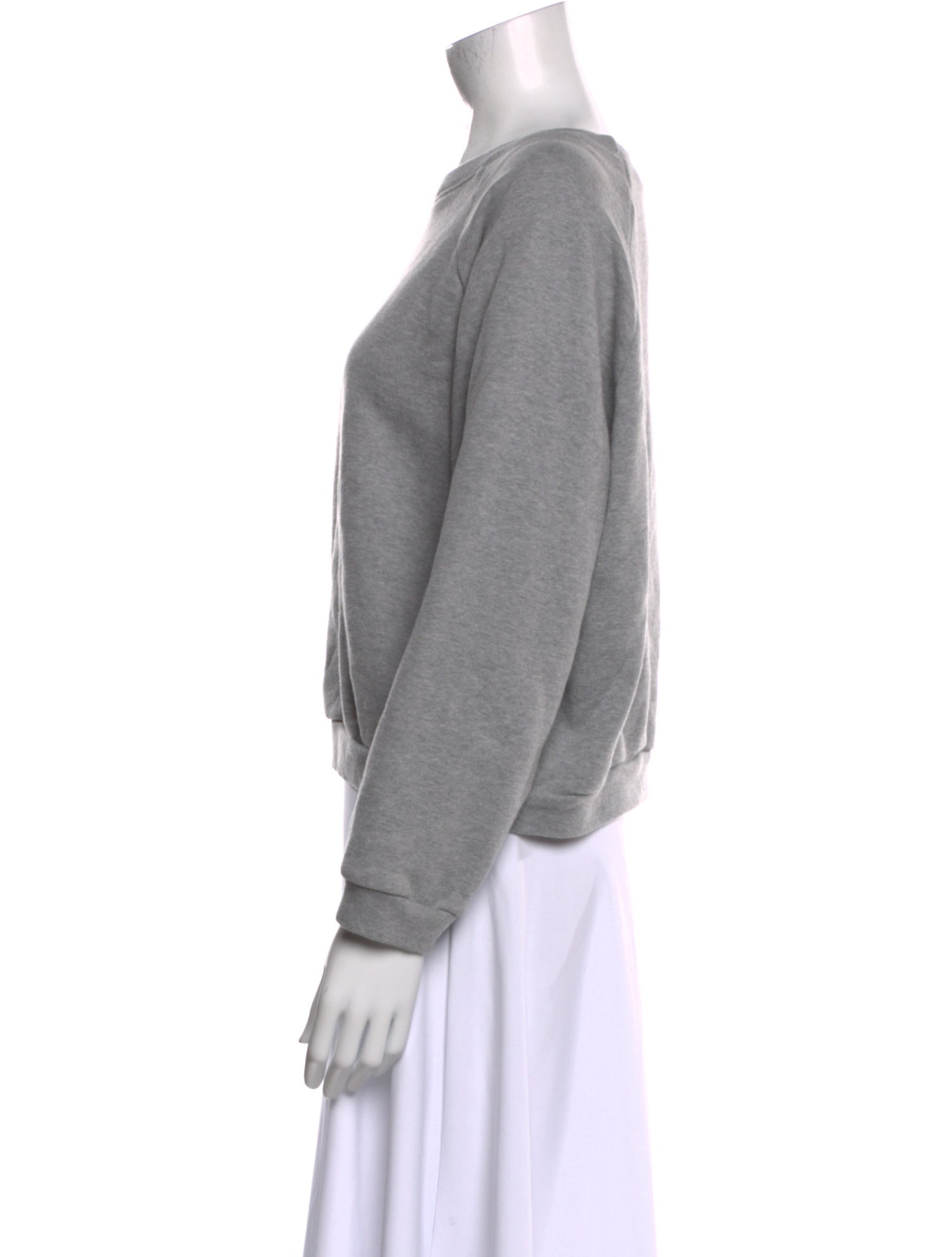 Jamie Haller Bateau Neckline Long Sleeve Sweatshirt