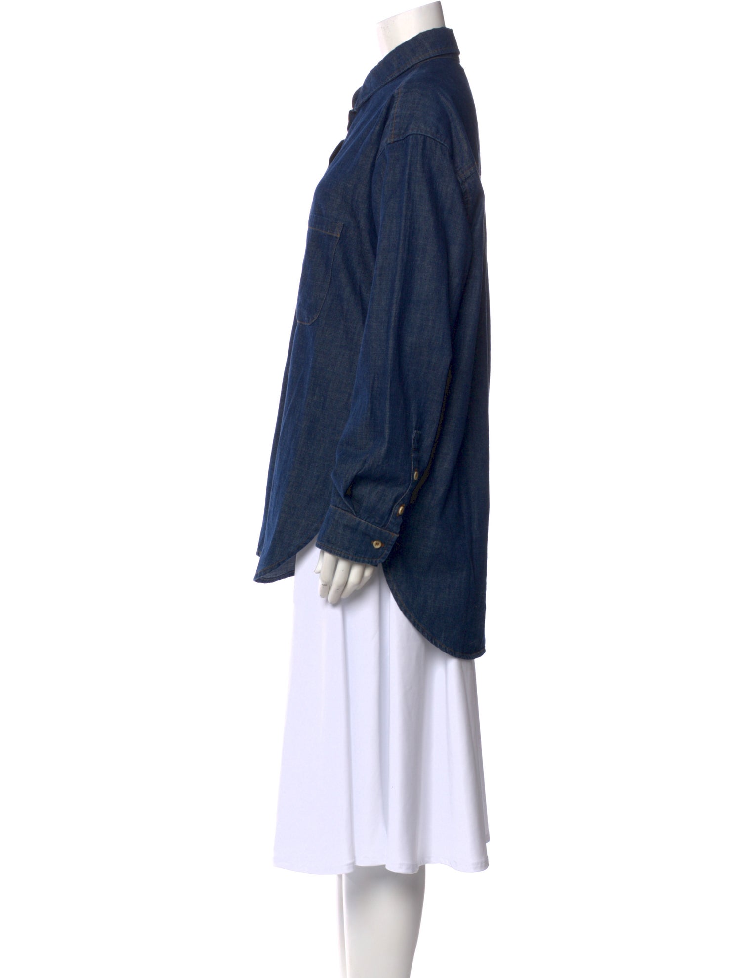Jamie Haller Long Sleeve Button-Up Top