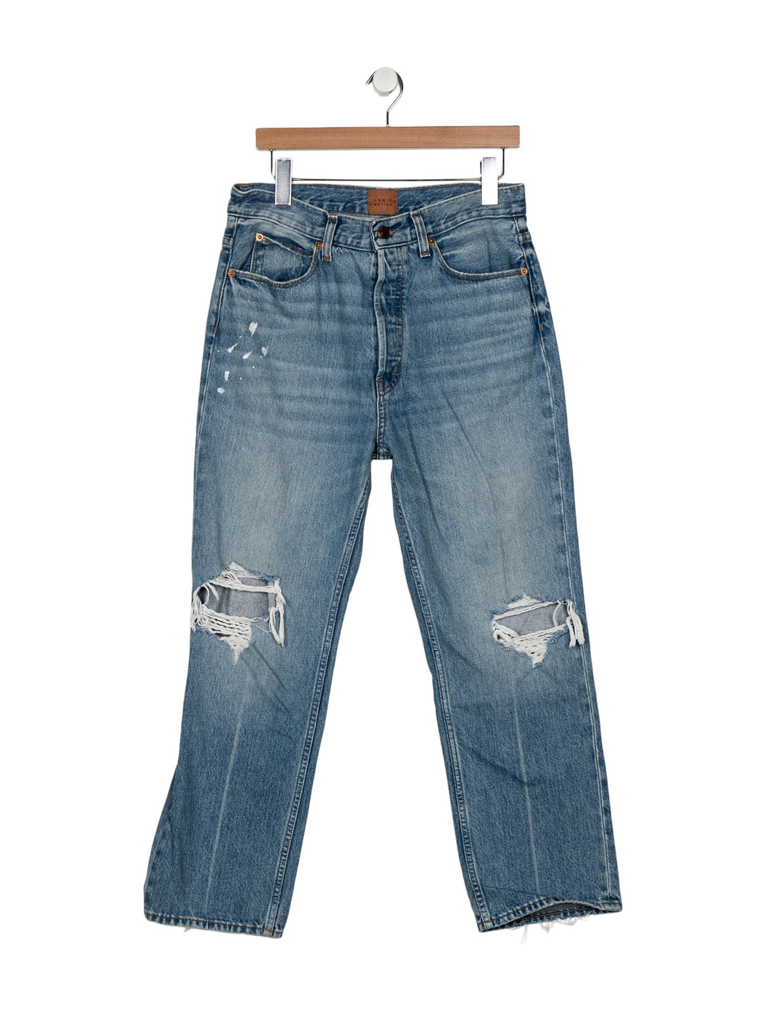 Jamie Haller High-Rise Straight Leg Jeans