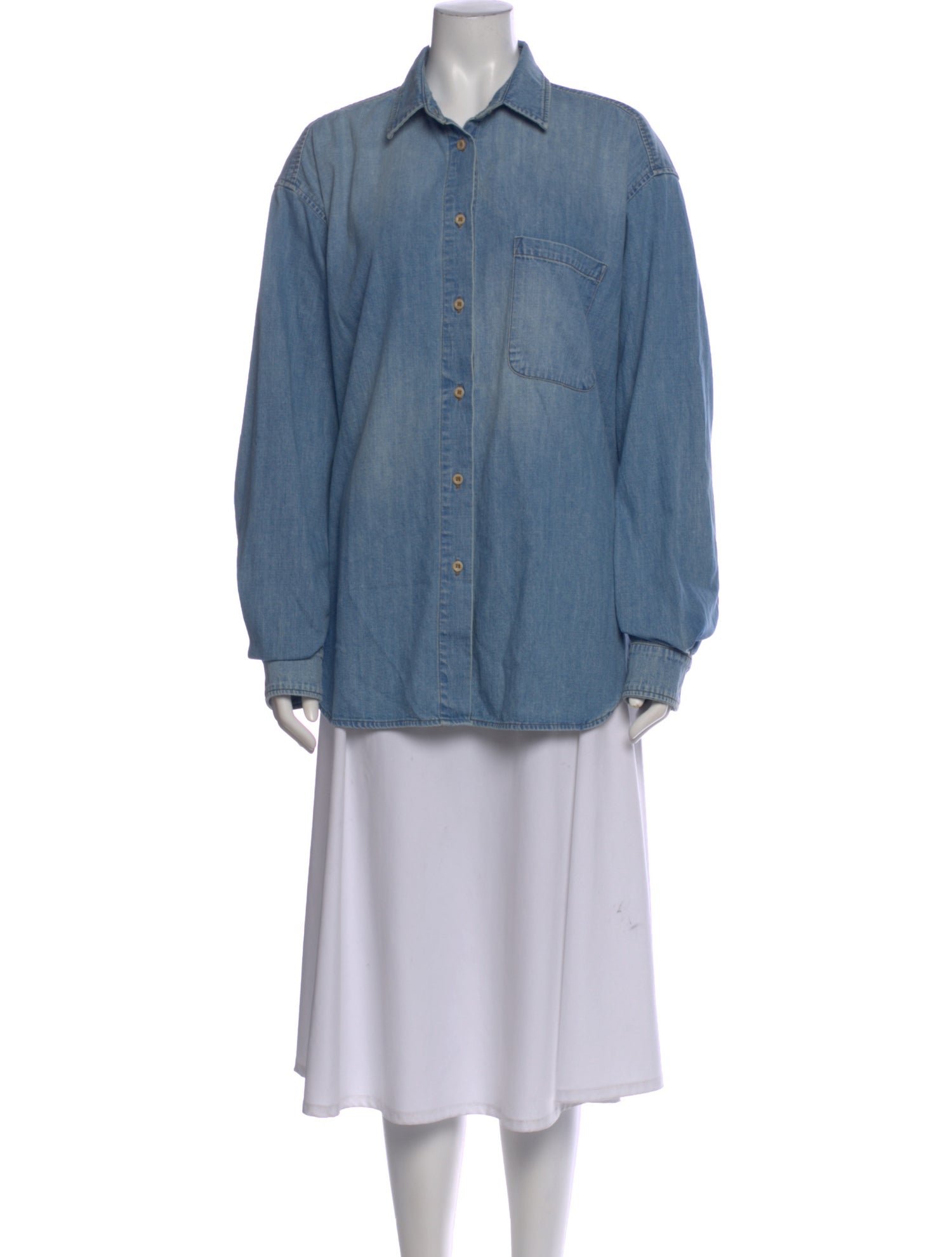 Jamie Haller Long Sleeve Button-Up Top