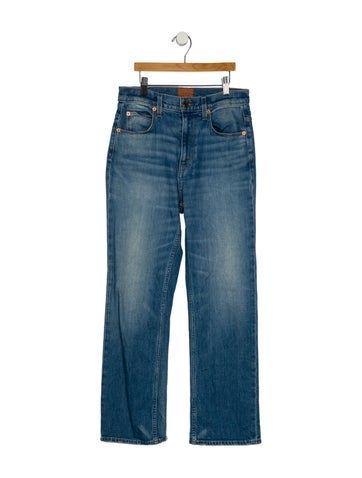 Pre-owned Jamie Haller High-rise Straight Leg Jeans In Blue