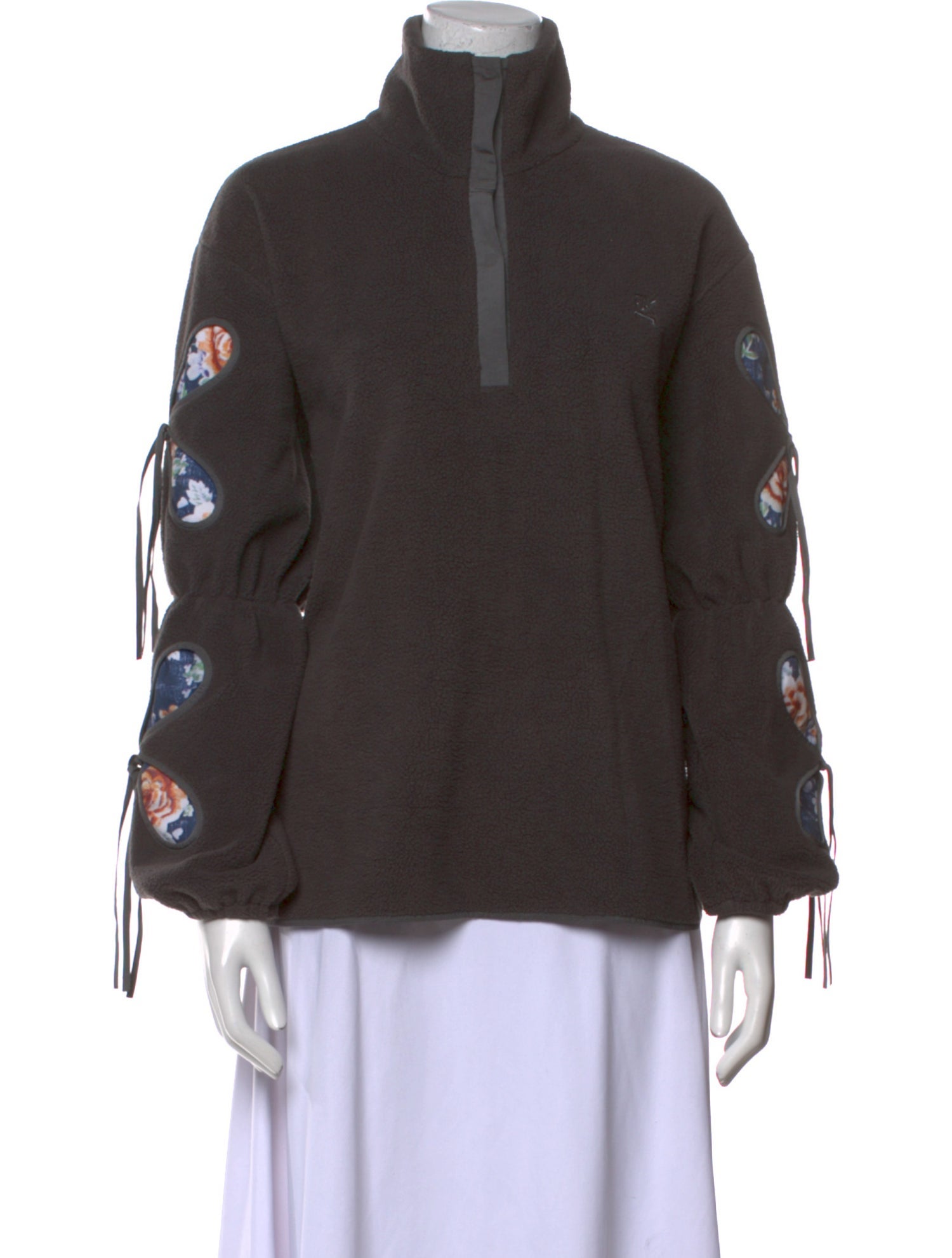 J.Kim Mock Neck Long Sleeve Sweatshirt