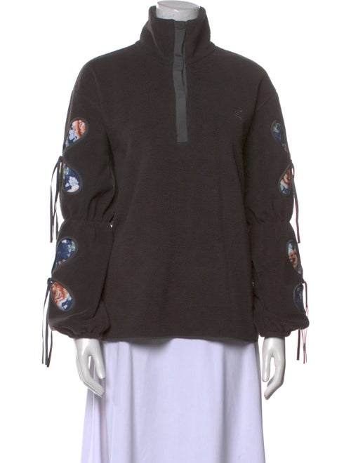 J.Kim Mock Neck Long Sleeve Sweatshirt