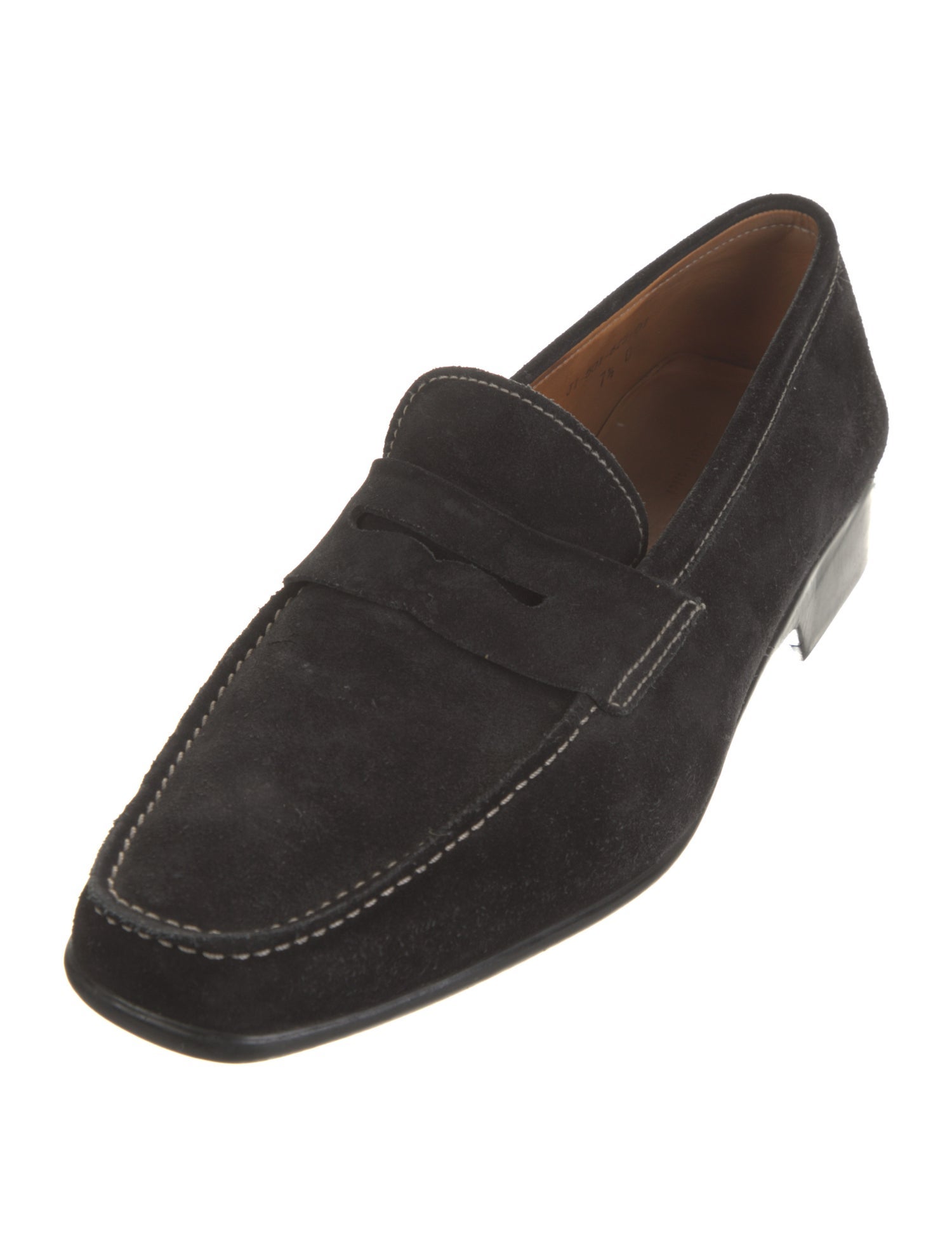 J.M. Weston Suede Loafers
