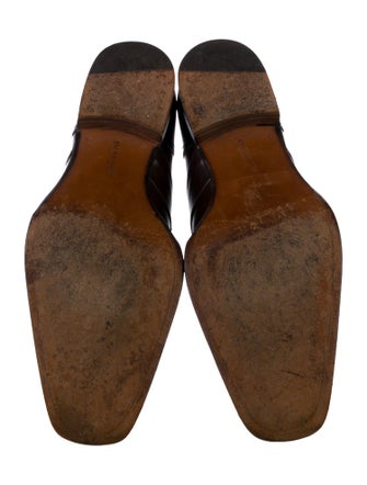 J.M. Weston Leather Monk Straps