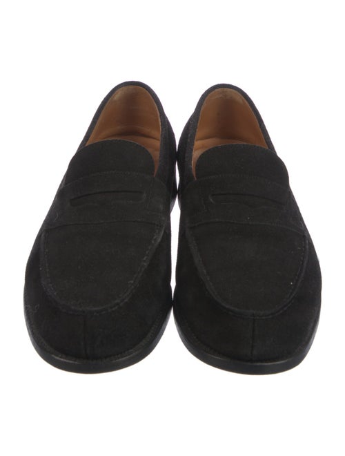 J.M. Weston Suede Dress Loafers