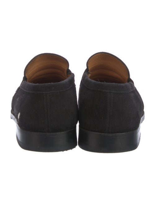 J.M. Weston Suede Dress Loafers