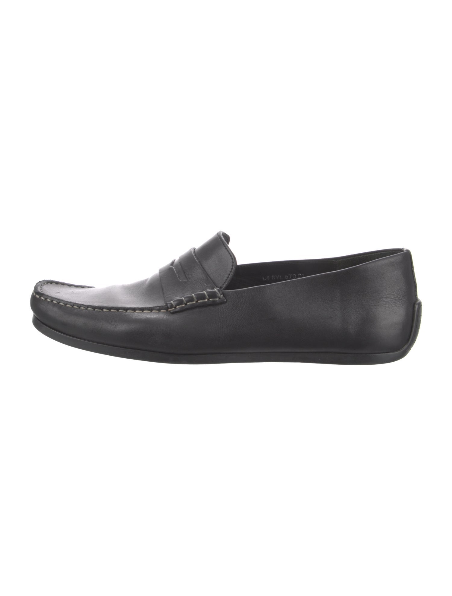 J.M. Weston Leather Loafers
