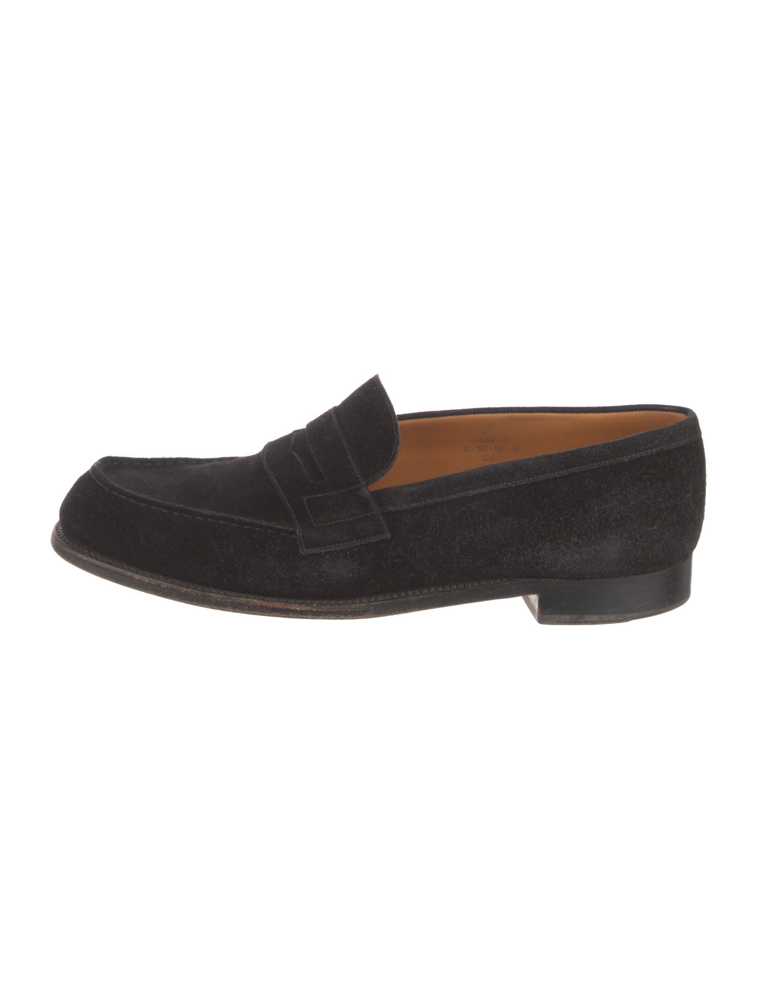 J.M. Weston Suede Loafers