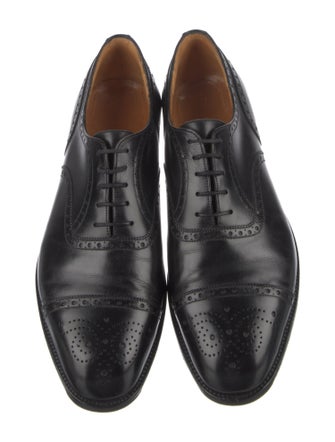 J.M. Weston Leather Lasercut Accents Brogues