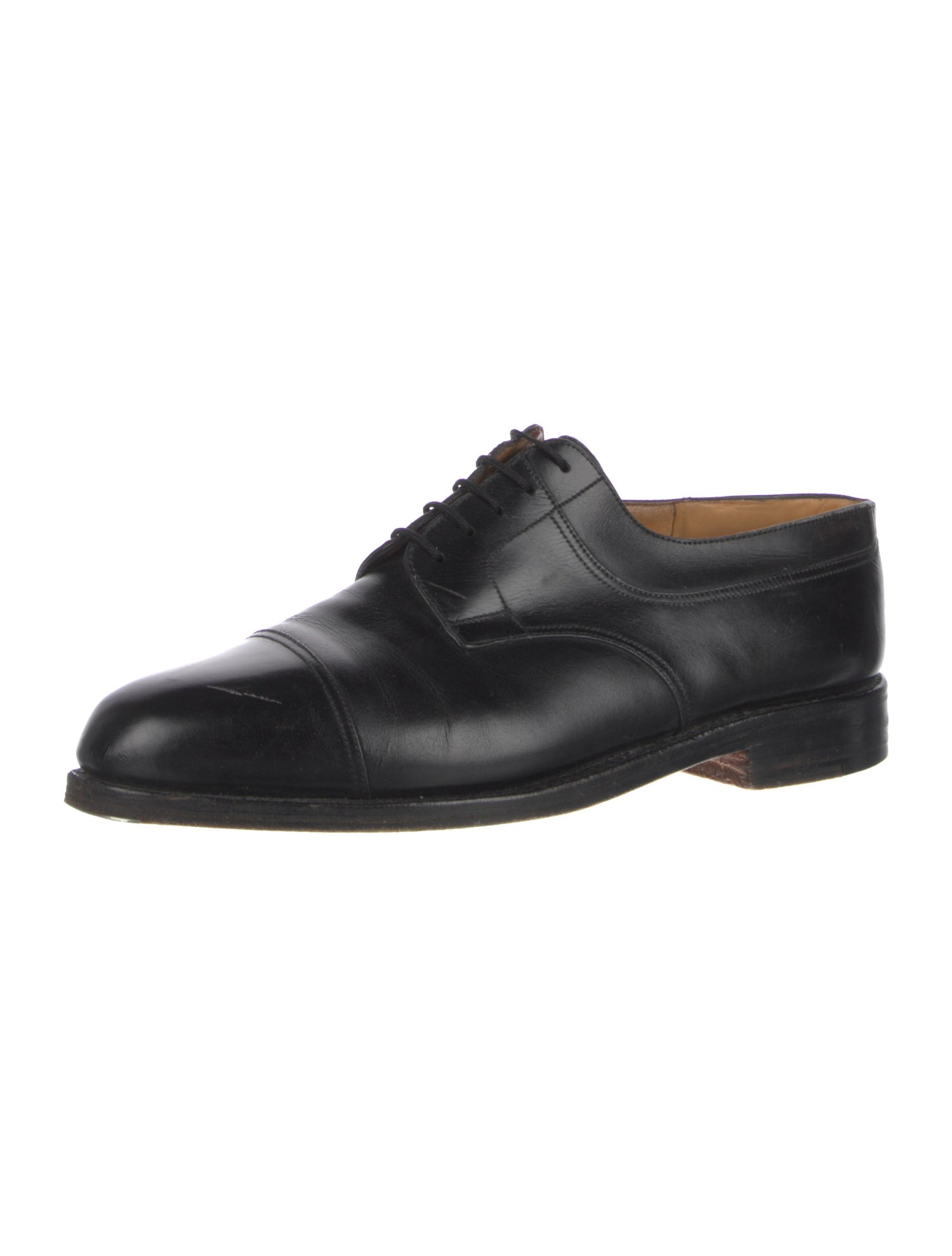 J.M. Weston Leather Derby Shoes