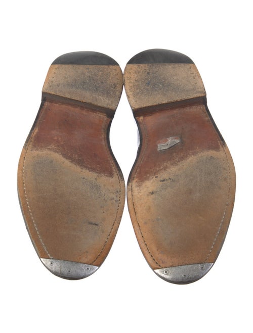 J.M. Weston Leather Dress Loafers