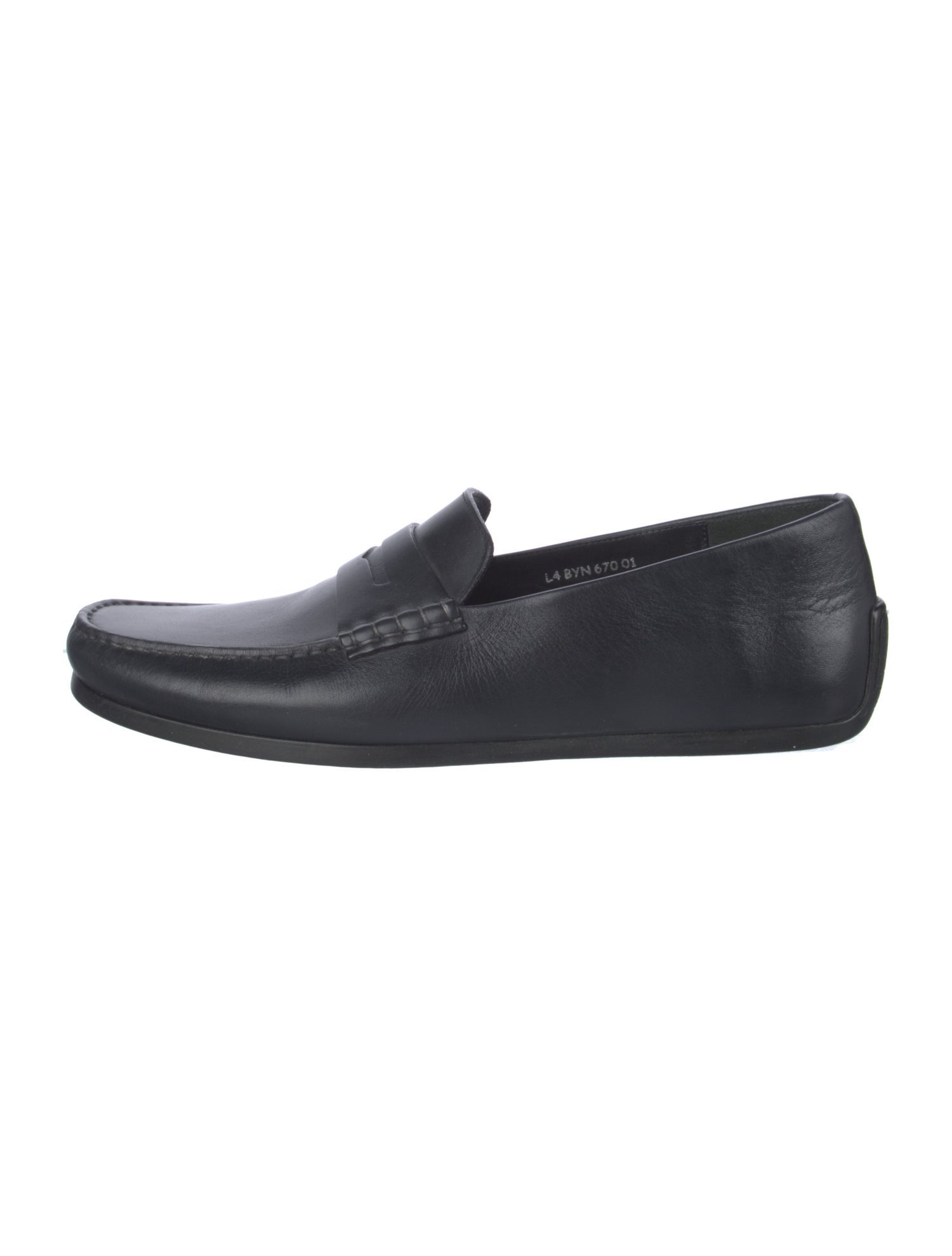 J.M. Weston Leather Dress Loafers