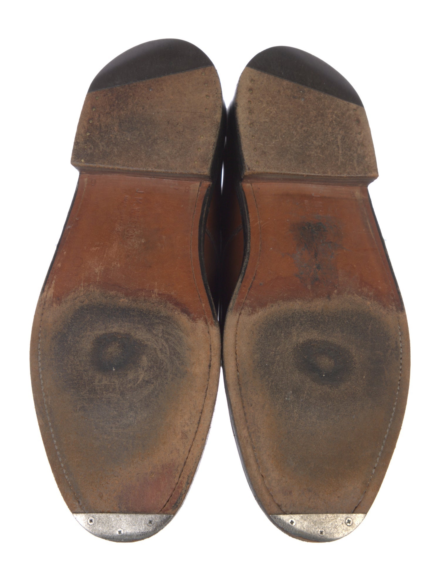 J.M. Weston Leather Derby Shoes