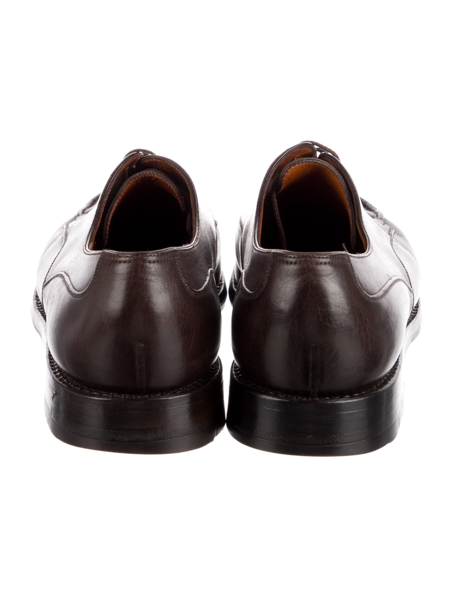 J.M. Weston Leather Derby Shoes