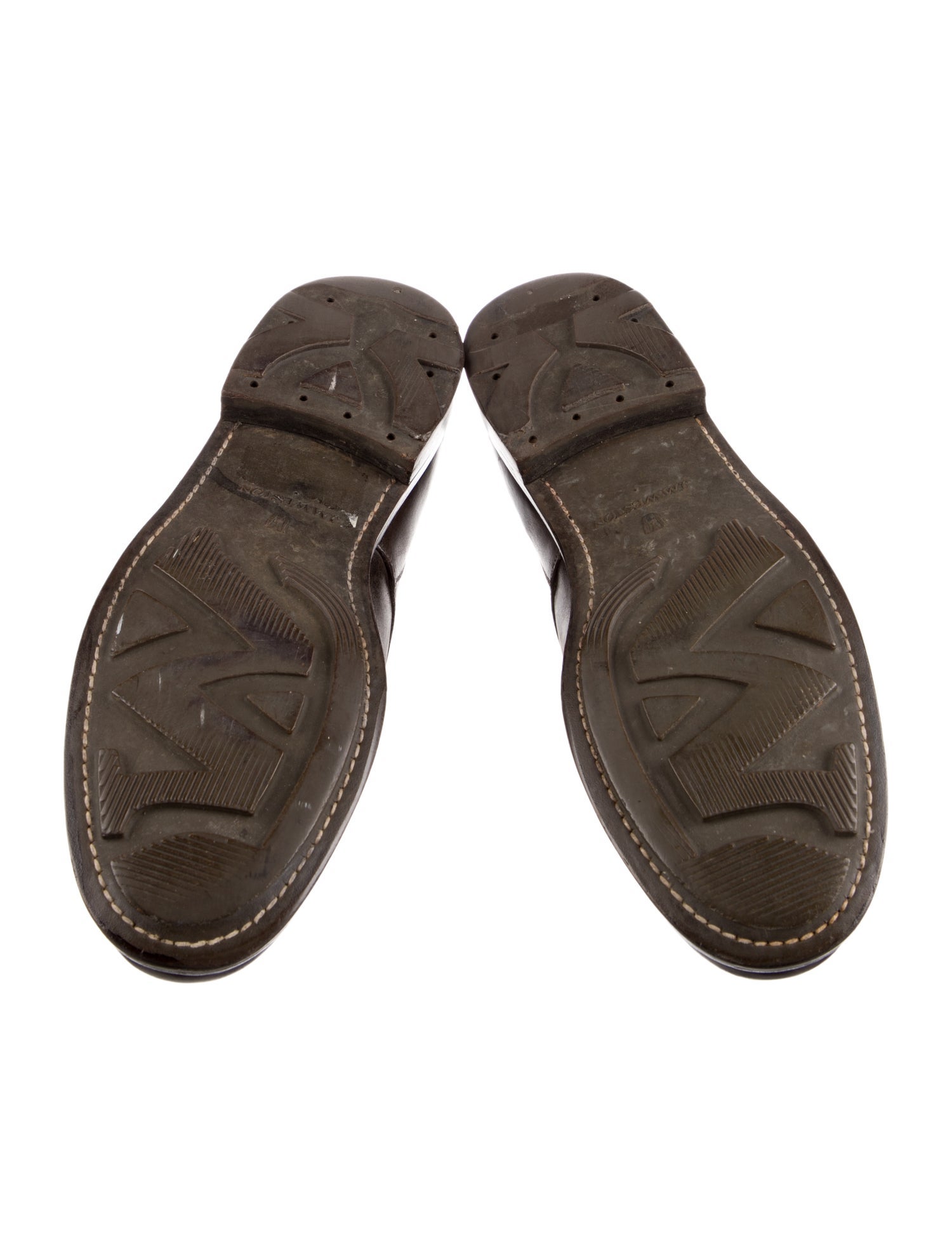 J.M. Weston Leather Derby Shoes