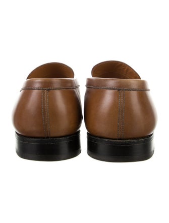 J.M. Weston Leather Dress Loafers