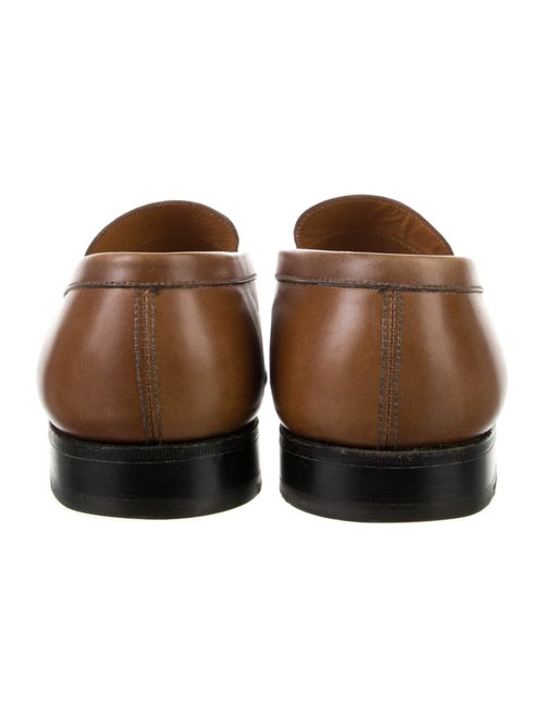 J.M. Weston Leather Dress Loafers