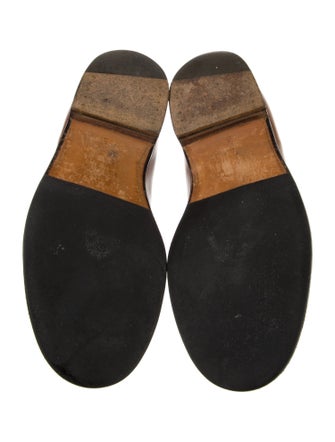 J.M. Weston Leather Dress Loafers