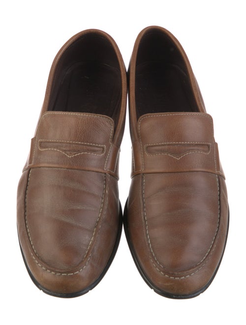 J.M. Weston Leather Loafers
