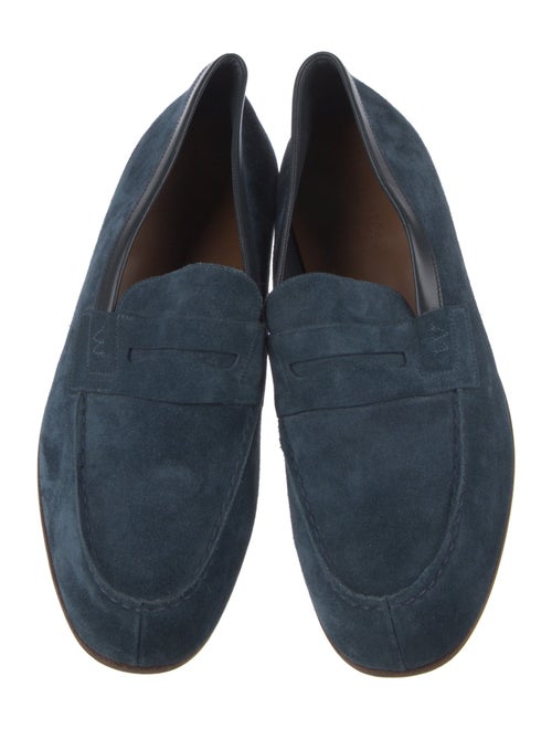 J.M. Weston Suede Loafers