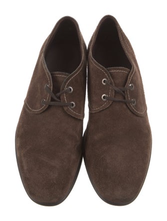 J.M. Weston Suede Derby Shoes