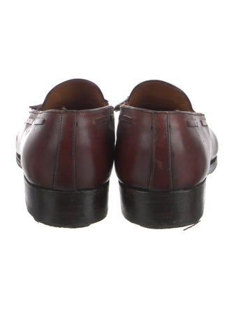J.M. Weston Leather Dress Loafers