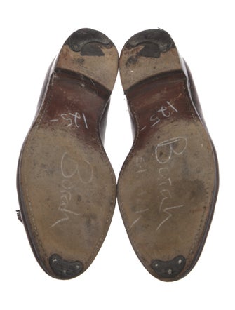 J.M. Weston Leather Dress Loafers