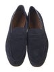 J.M. Weston Suede Dress Loafers