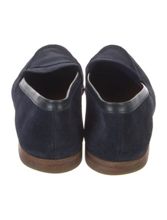 J.M. Weston Suede Dress Loafers