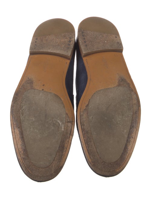 J.M. Weston Suede Dress Loafers