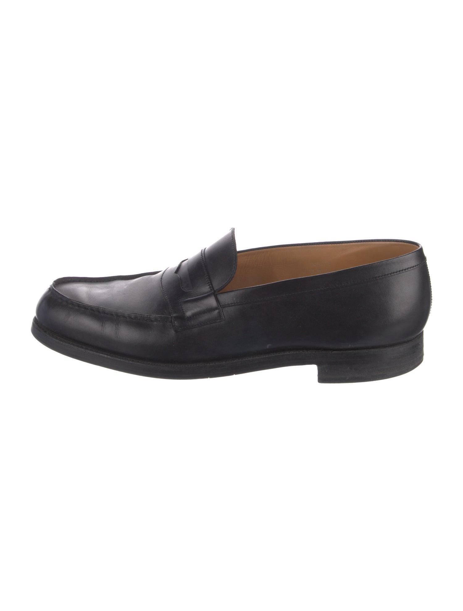 J.M. Weston Leather Dress Loafers