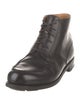 J.M. Weston Leather Lace-Up Boots