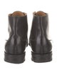 J.M. Weston Leather Lace-Up Boots