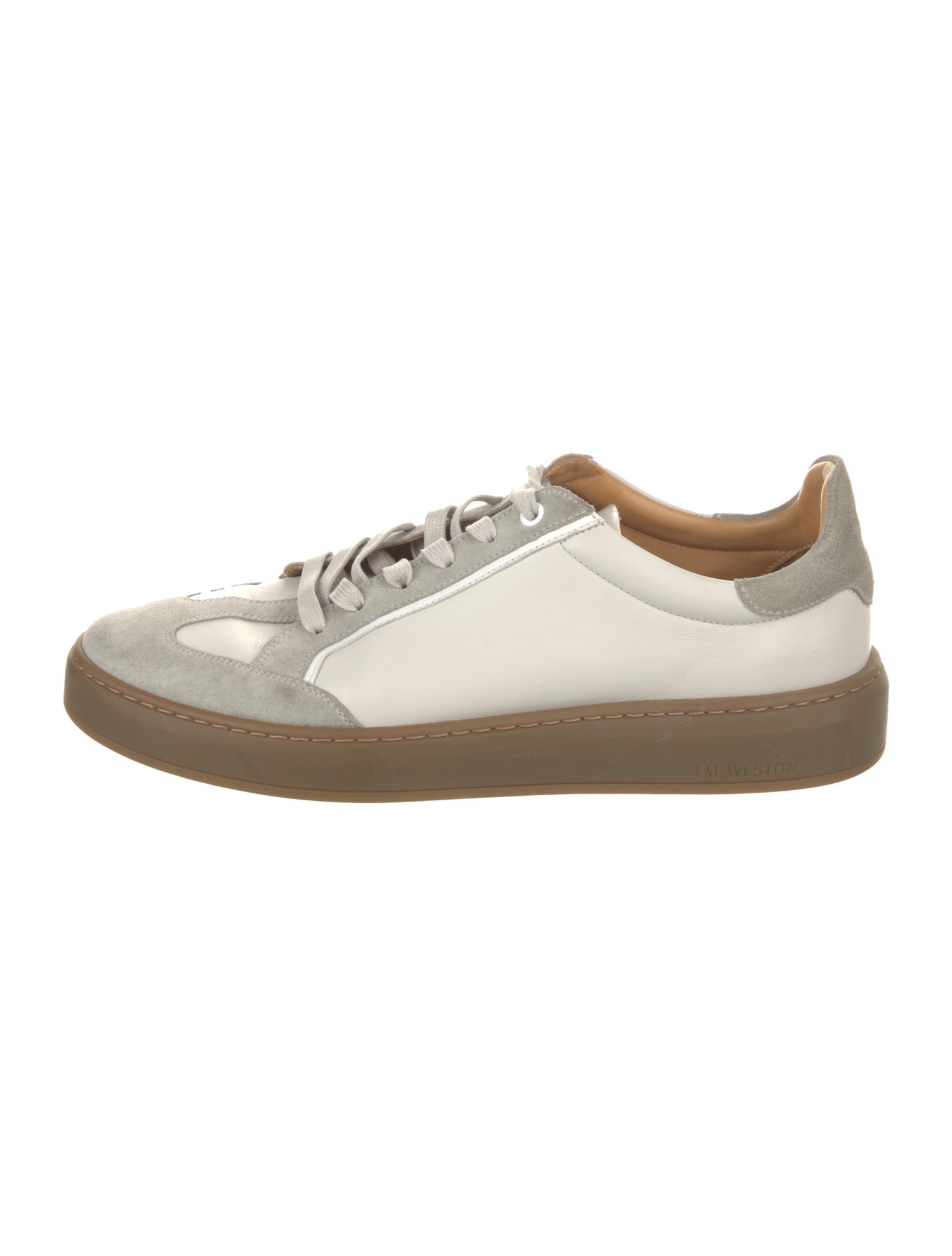 J.M. Weston Leather Printed Sneakers