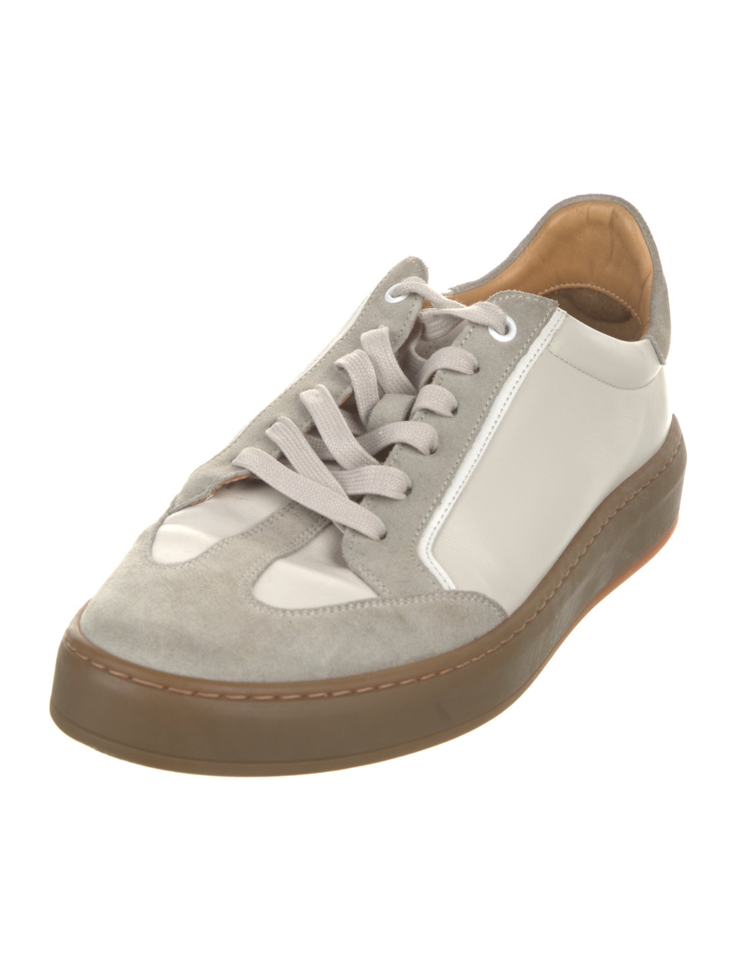 J.M. Weston Leather Printed Sneakers