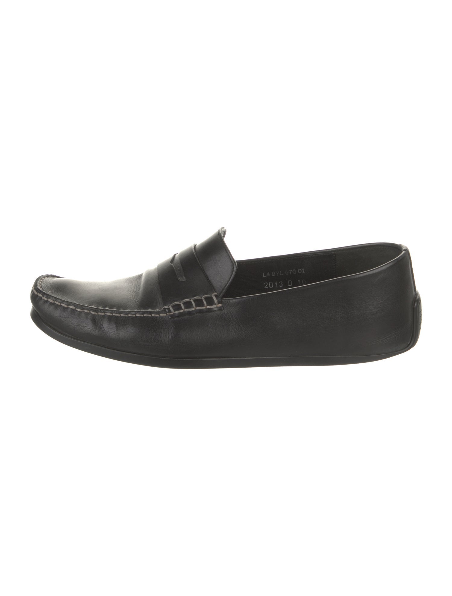 J.M. Weston Leather Dress Loafers