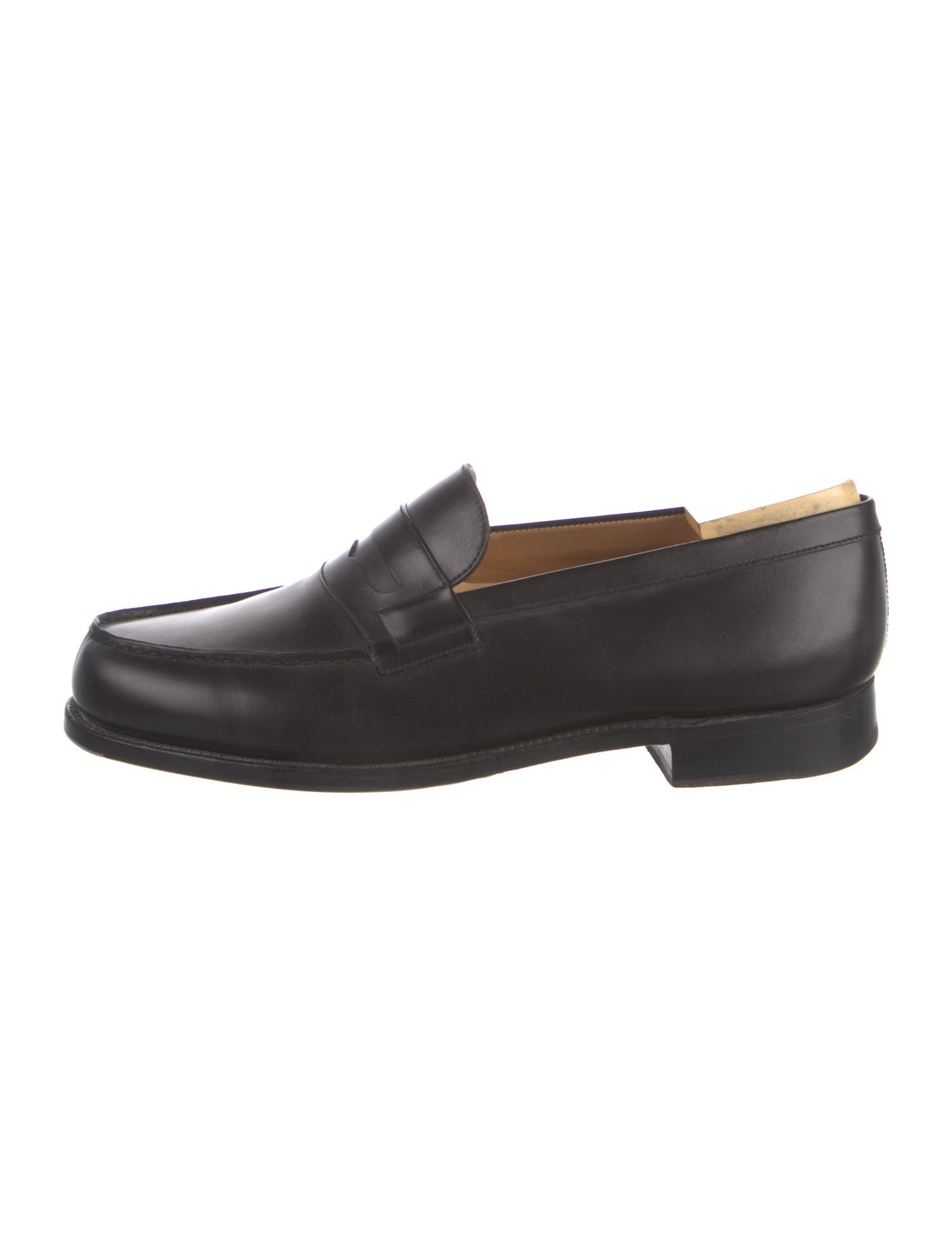 J.M. Weston Leather Dress Loafers